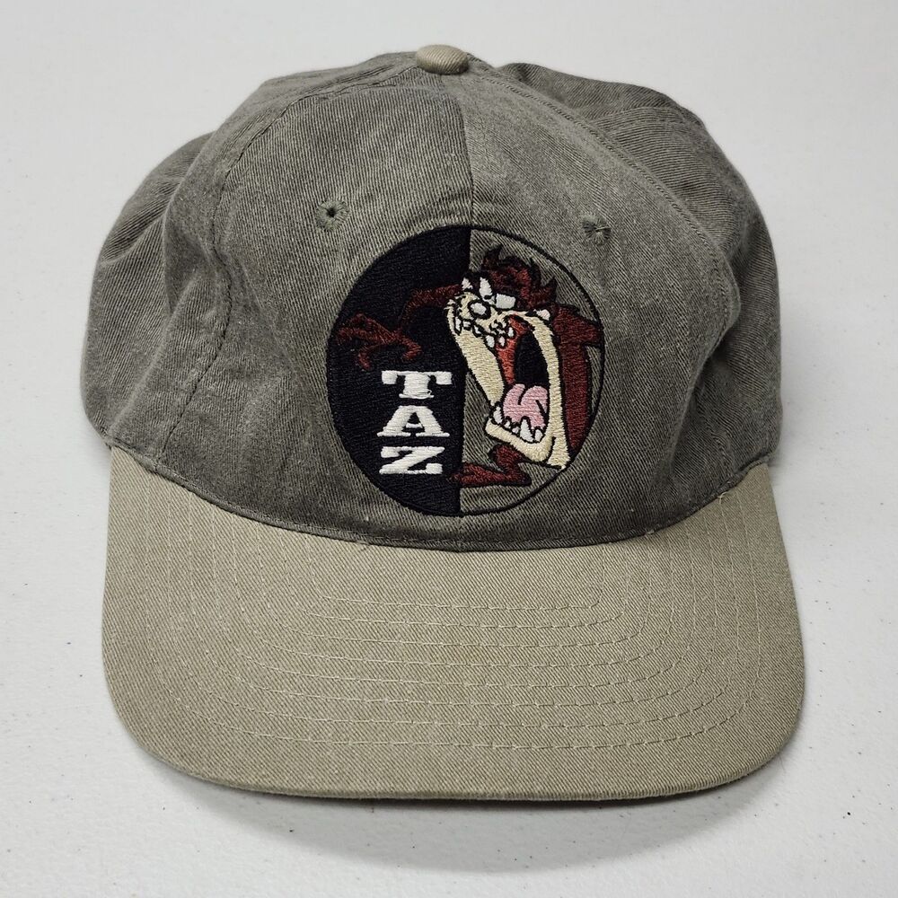 VTG 1995 Looney Tunes TAZ Embroidered Dad Cap / Head Start Snapback Adjustable